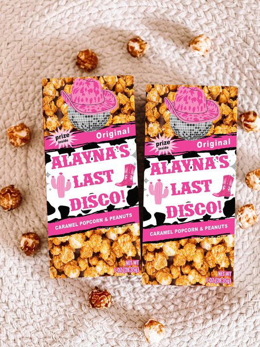 DISCO COWGIRL Cracker Jacks - Last Disco Bachelorette - Space Cowgirl - Lets Go Girls - Rodeo Favors - Cowgirl Party Favors - Yeehaw