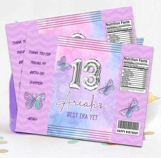 Birthday Era Chip Bag Party Favors - Birthday Version - Favors - Birthtay - It's me hi im the birthday girl its me - Favor Bag - Goodie