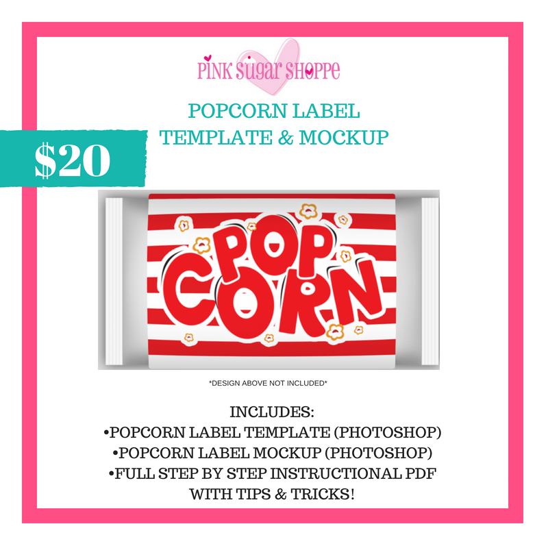 Popcorn Label Printable