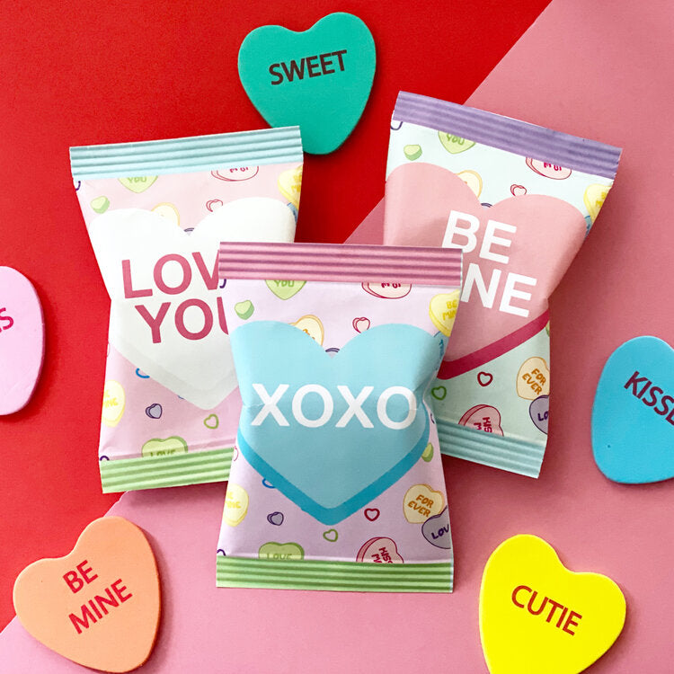 Valentine Day Treat Bags for School Free Printable Chip Bag Template   YouTube