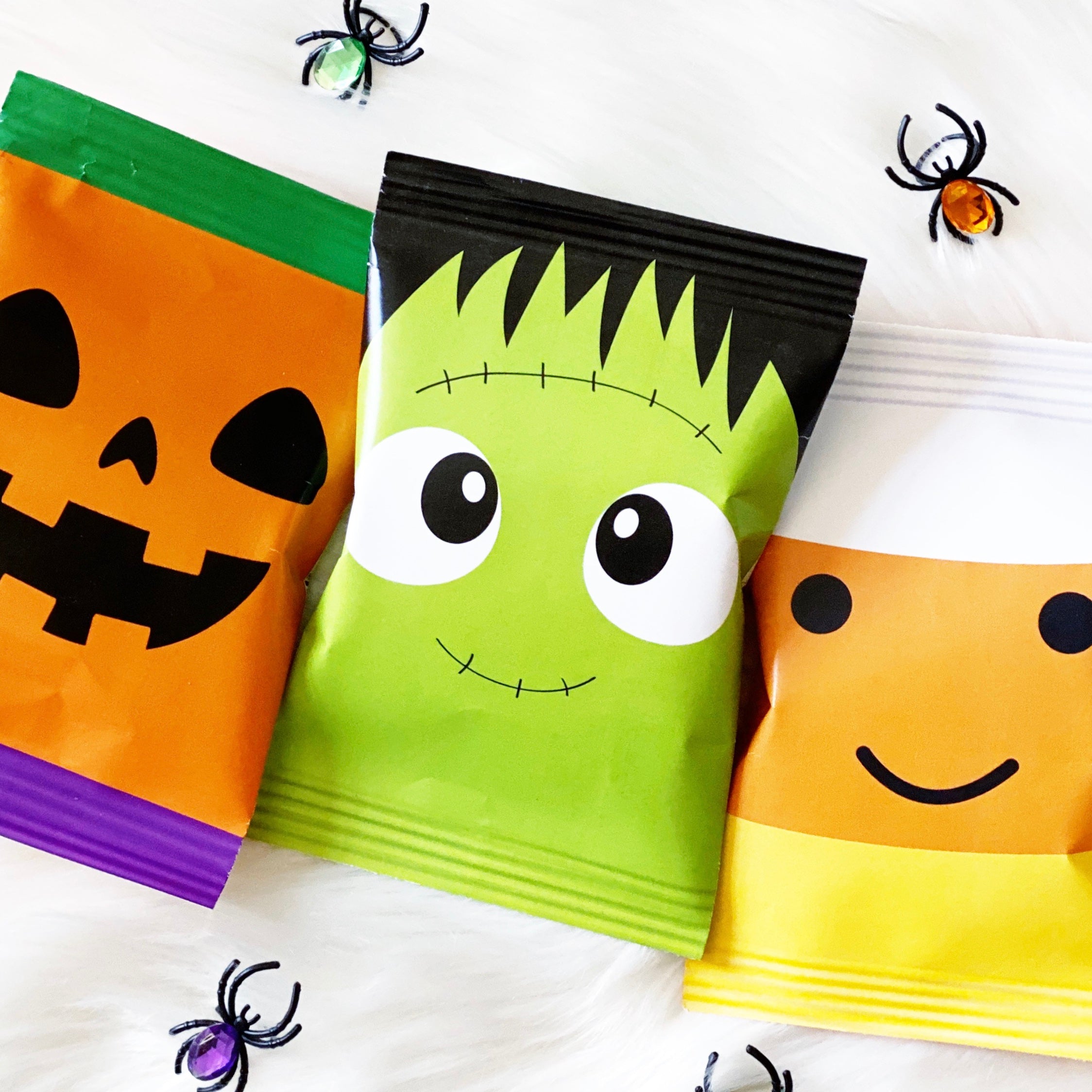 DIY Halloween Printable Chip Bags Pink Sugar Shoppe