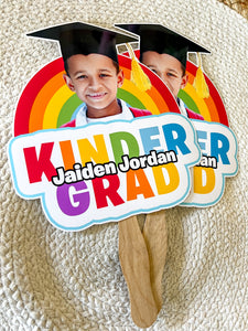 KINDERGARTEN GRADUATION Fans - Kinder Grad - Pre K - Hand Fans - Personalized Fans - Class Of - Graduation Gifts - Kindergarten Class