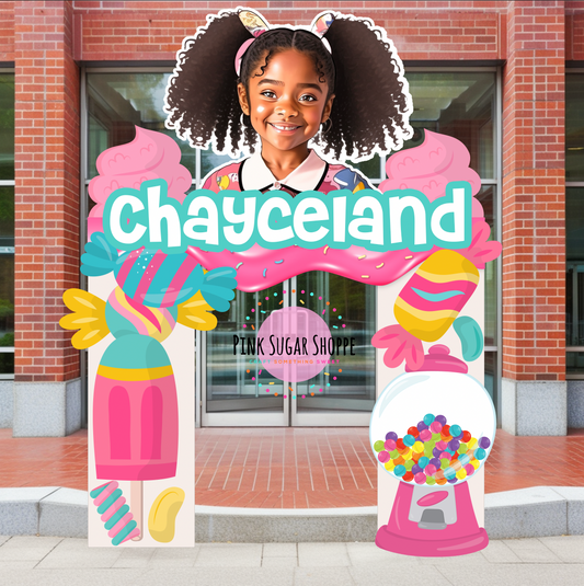 PINK SUGAR SHOPPE ENTRYWAY & LARGE PROPS INSTRUCTIONAL AND GROUP