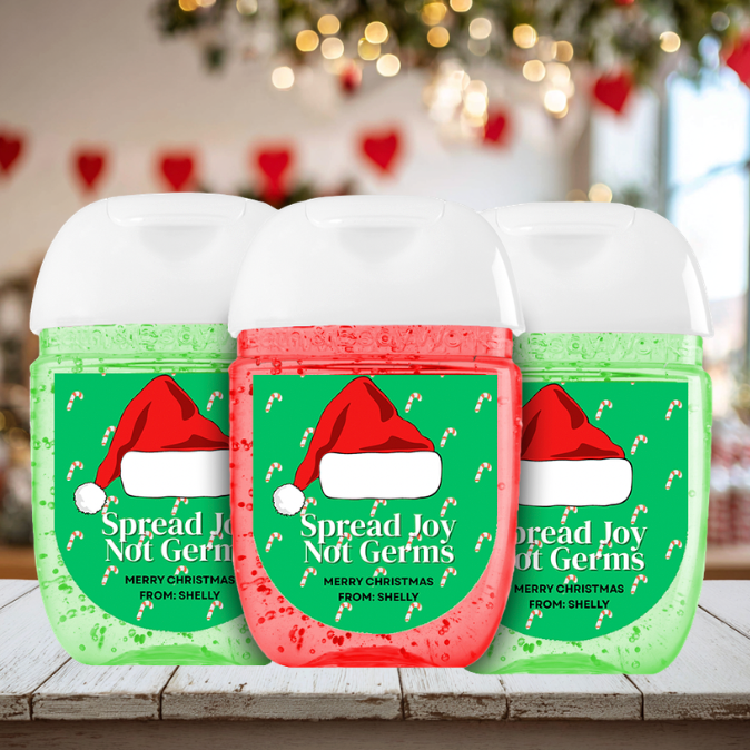 Pink Sugar Christmas Workshop – Holiday Favor Templates & Digital Vault