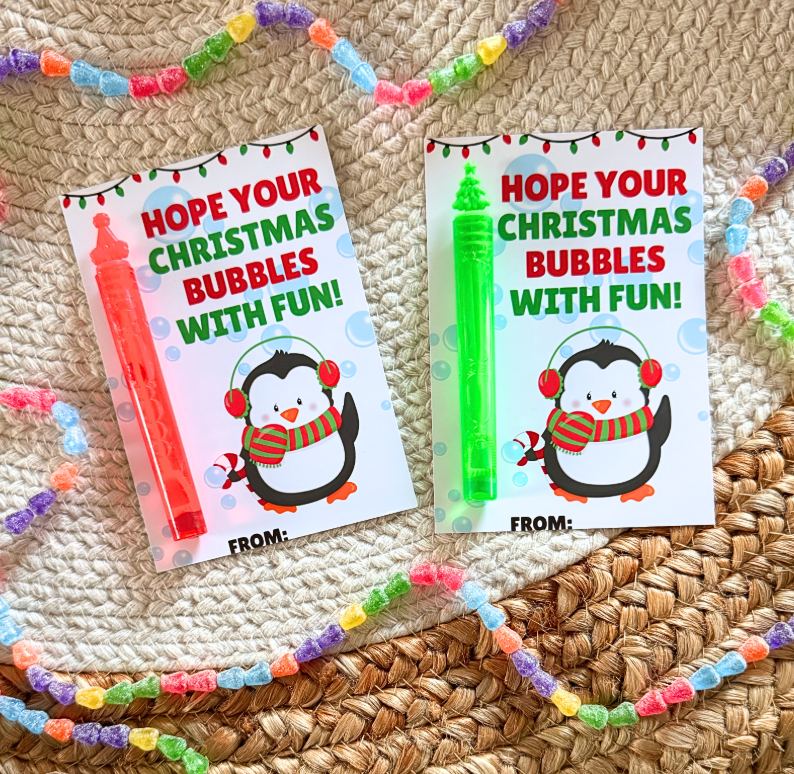 Pink Sugar Christmas Workshop – Holiday Favor Templates & Digital Vault