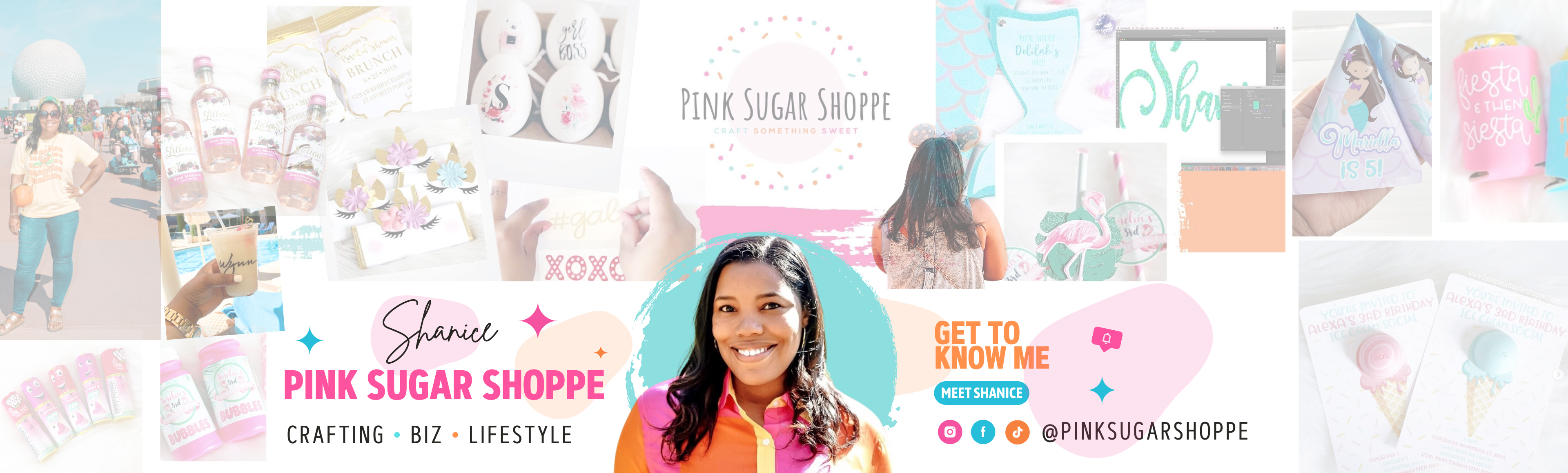 Shanice Evans — Pink Sugar Shoppe — Crafting, Biz, Lifestyle