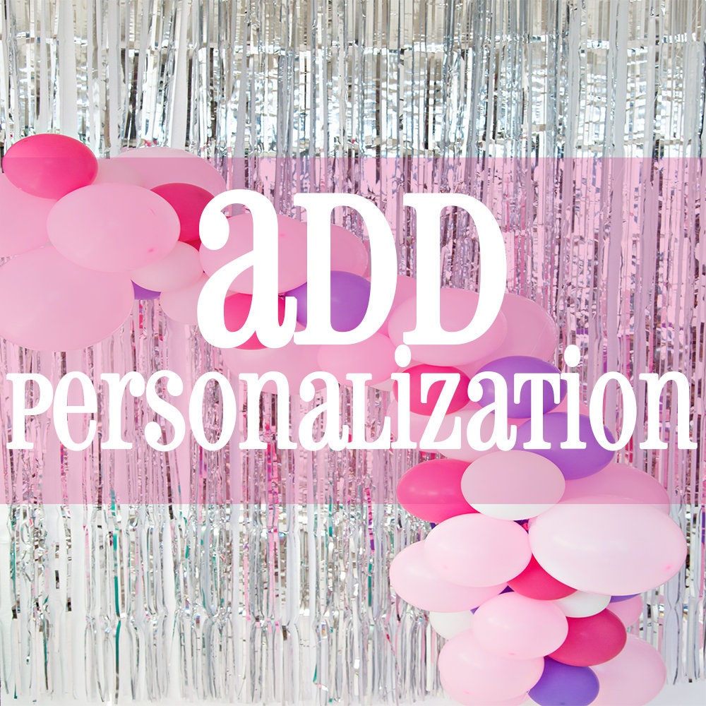 Add Personalization to my Donut Wall
