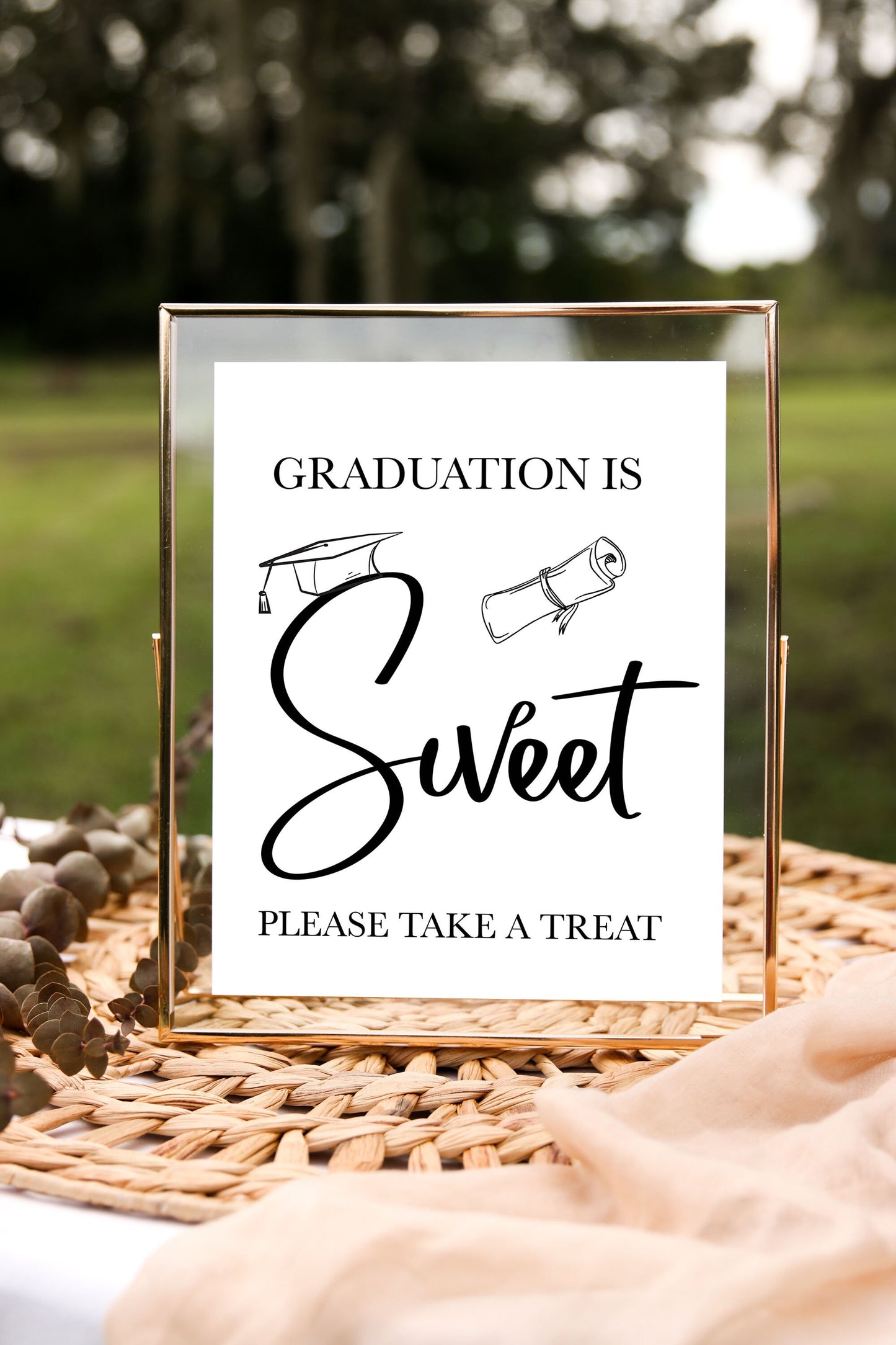 GRADUATION Bundle - Graduation Table Signs - Grad Candy Buffet - Favor Sign - Dessert Table Sign - Printable - Black and White - Party Decor