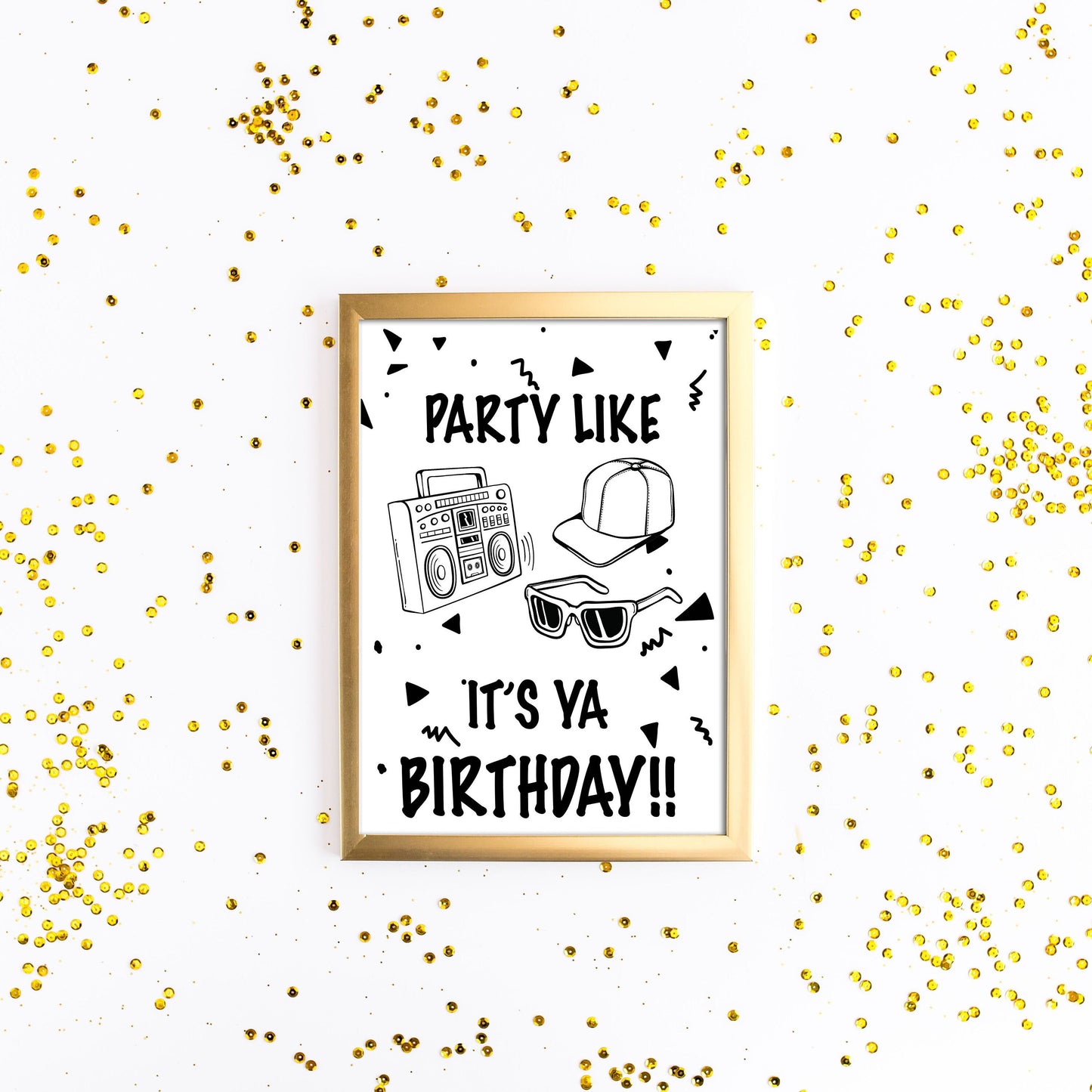 NOTORIOUS One - Two Legit - Nothin But A 3 Thang Hip Hop Birthday Sign - Biggie Party -  Table Sign - Printable - The big one - Birthday
