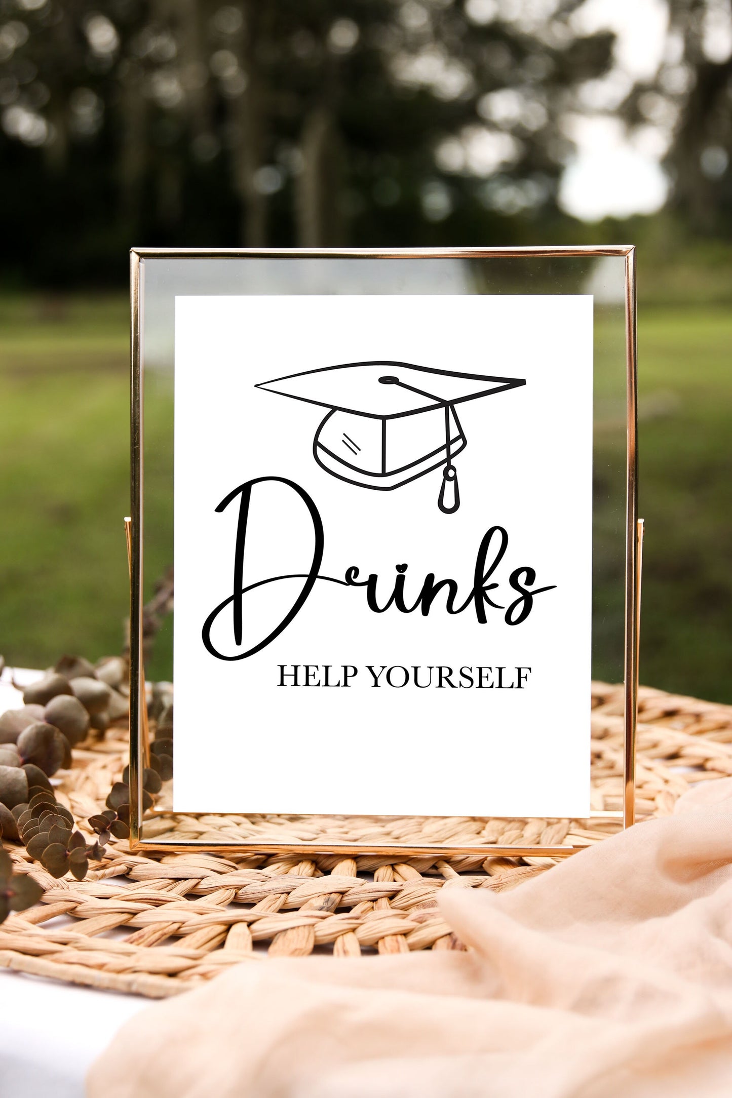 GRADUATION Bundle - Graduation Table Signs - Grad Candy Buffet - Favor Sign - Dessert Table Sign - Printable - Black and White - Party Decor