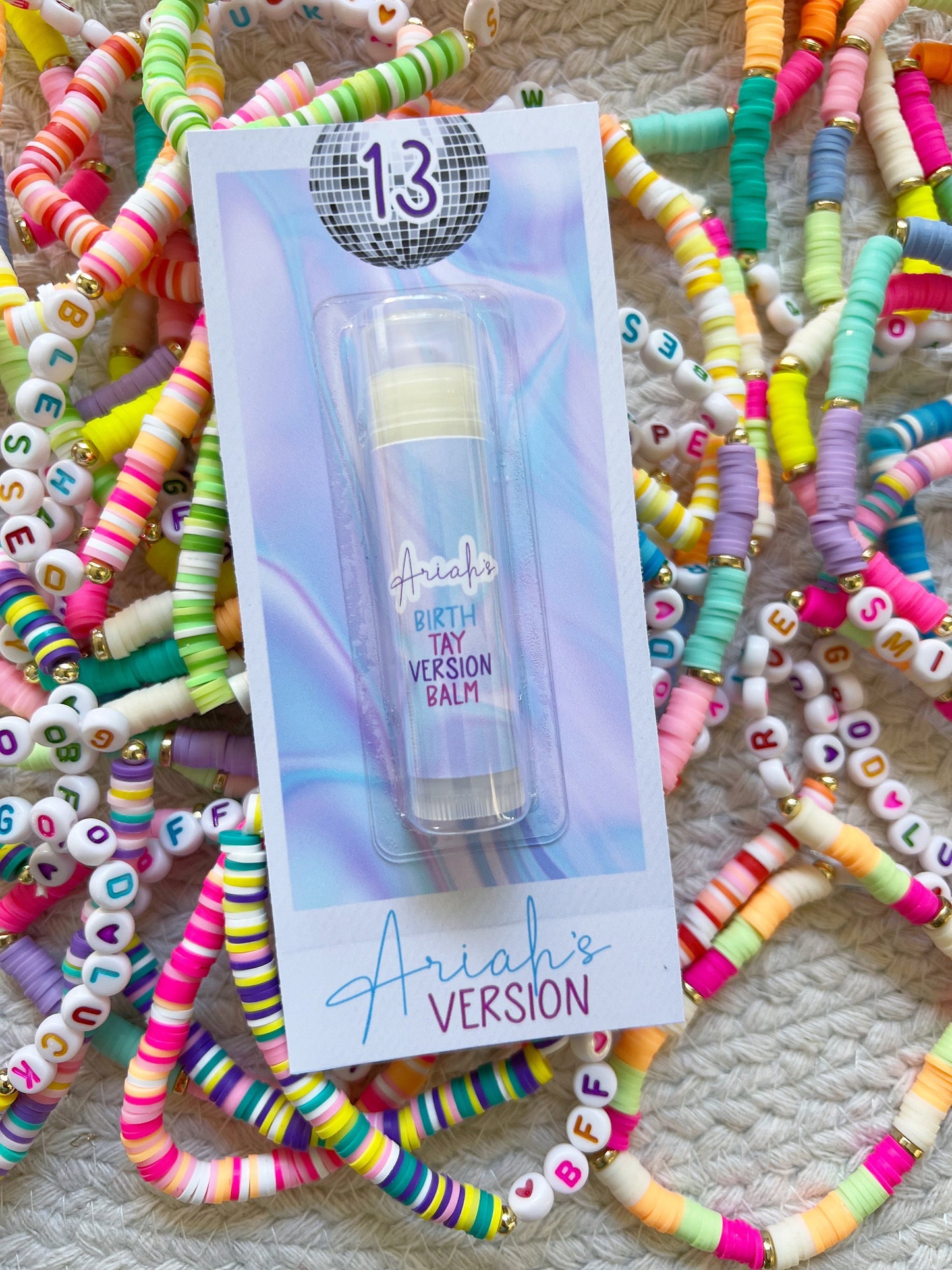 Birthday Version Era Lip Balm Party Favors - Birthtay - It's me hi im the birthday girl its me - Best Era Yet - Tour - Gloss Favors