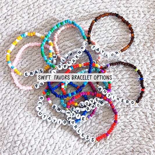 Birthday Era Scrunchie Friendship Bracelet Party Favors - Birthday Version - Favors - Birthtay - It's me hi im the birthday girl its me -ERA