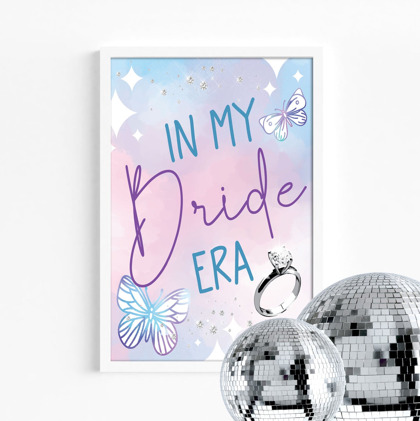 Bride Era - Bridal Shower Version Signs - Party - Favor Sign - Bachelorette -In my bride era -Table Sign -Printable -Party Decor