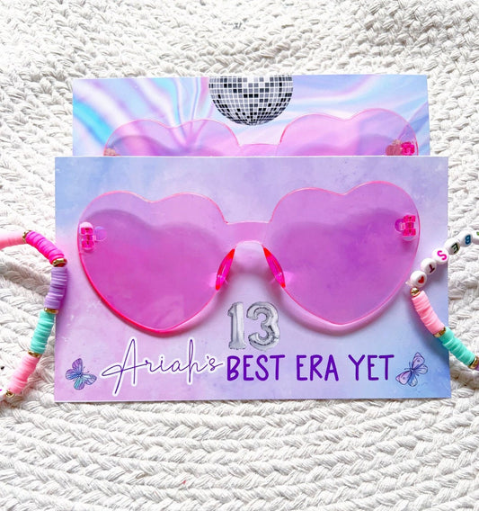 EDITABLE Birthday Era Sunglasses Party Favors - Birthday Version - Favors - Birthtay - It's me hi im the birthday girl