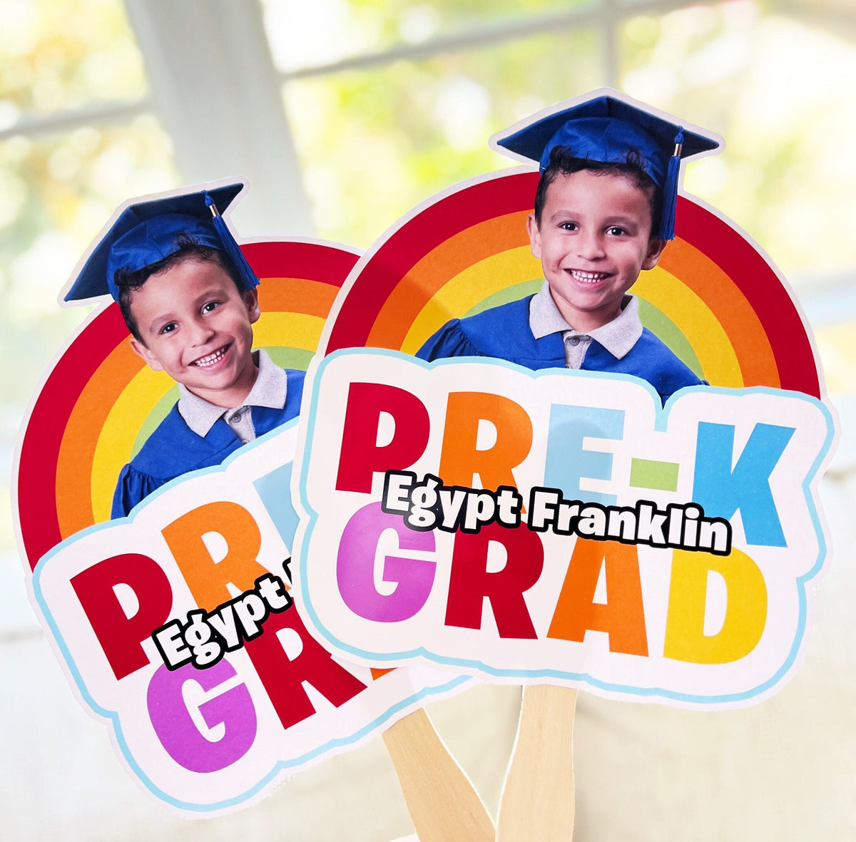 PRE-KINDERGARTEN GRADUATION Fans - Preschool - Pre K - Hand Fans - Personalized Fans - Class Of - Graduation Gifts - Kindergarten Class