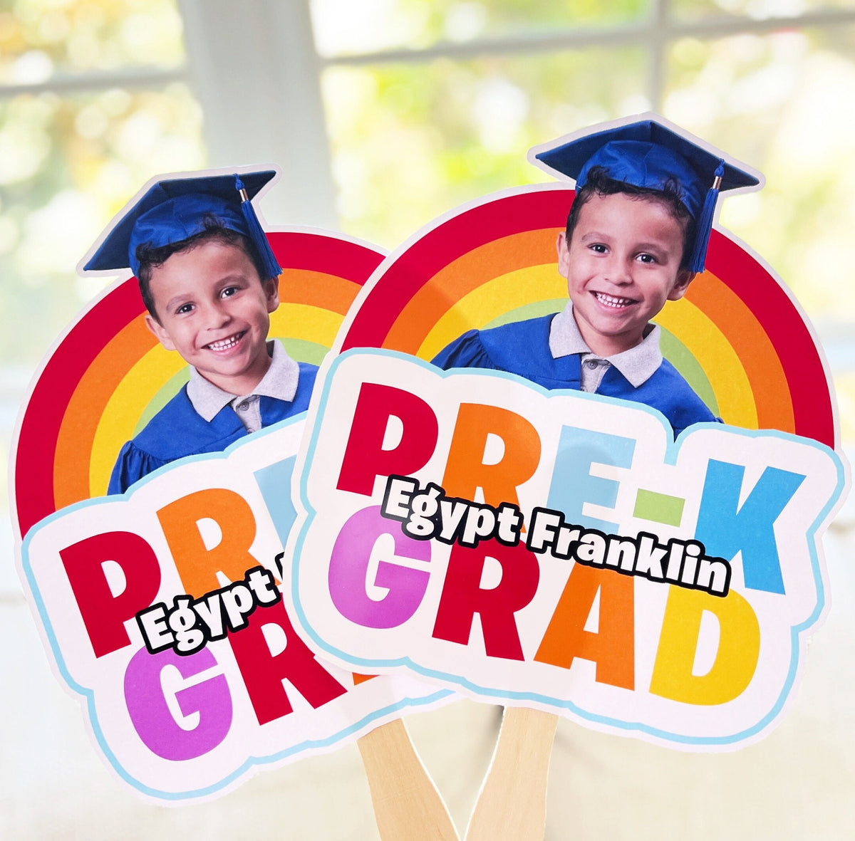 PRE-KINDERGARTEN GRADUATION Fans - Preschool - Pre K - Hand Fans - Personalized Fans - Class Of - Graduation Gifts - Kindergarten Class
