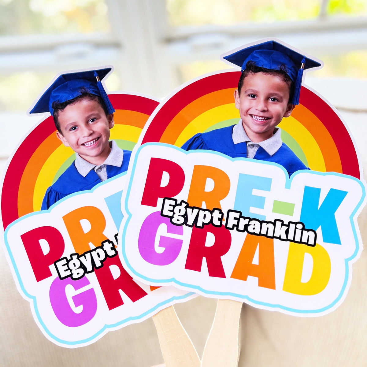 PRE-KINDERGARTEN GRADUATION Fans - Preschool - Pre K - Hand Fans - Personalized Fans - Class Of - Graduation Gifts - Kindergarten Class