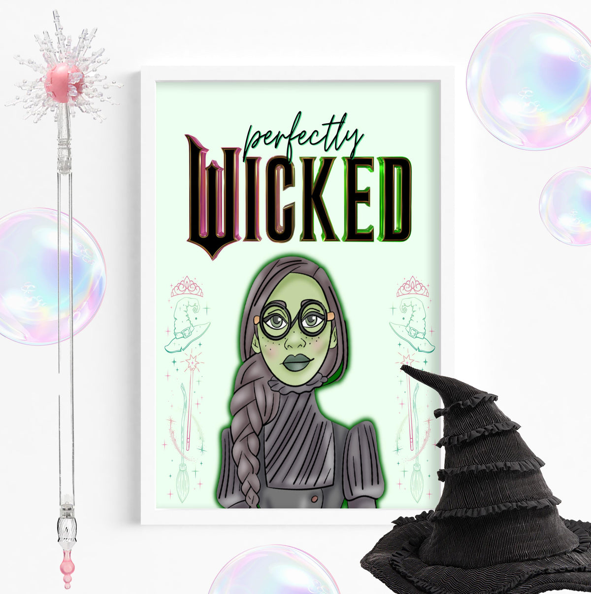 WIcked Party Signs - Party - Favor Sign - Wicked Birthday -Table Sign -Printable -Wicked Party Decor - Wicked Theme - Perfectly Wicked
