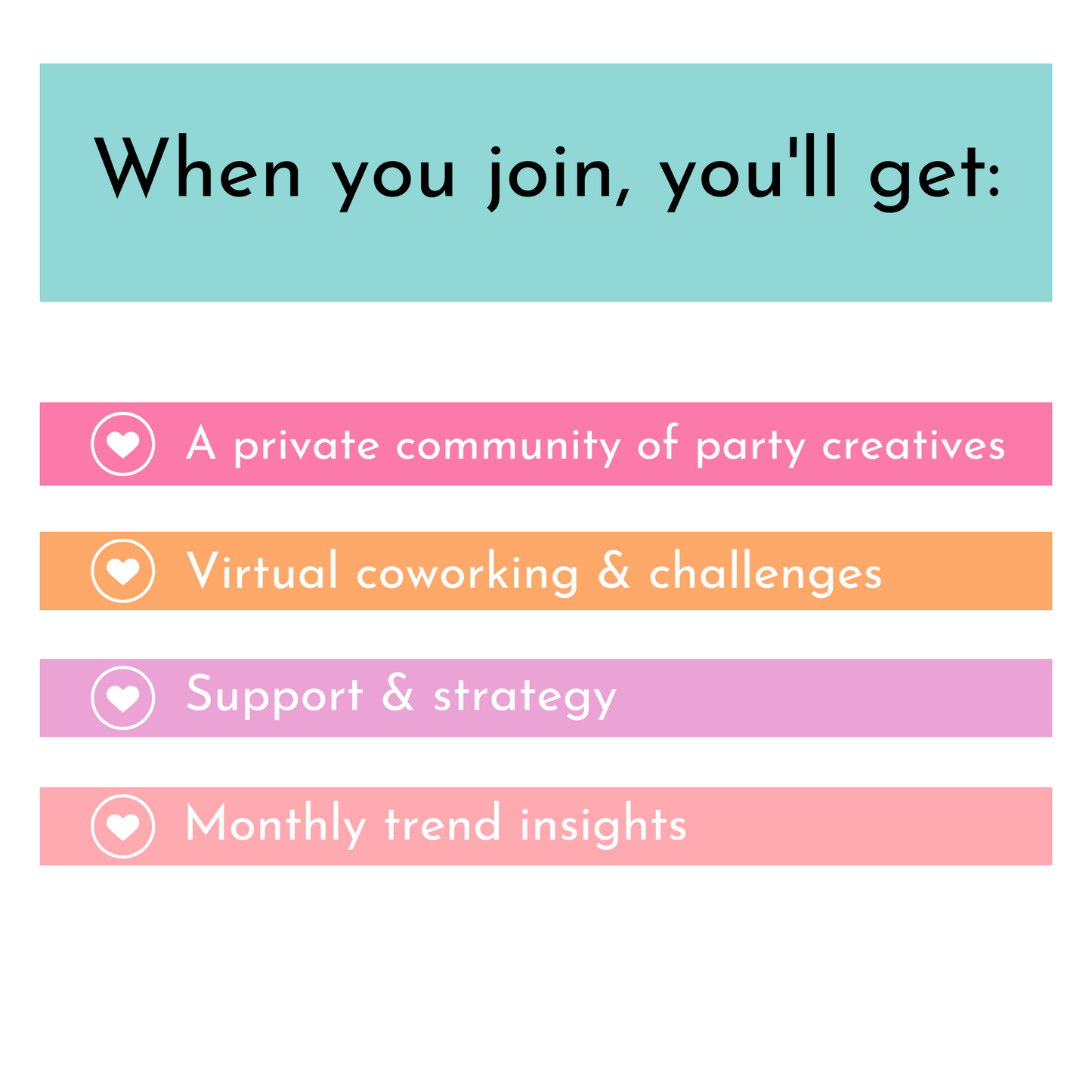 PARTY CREATORS COLLECTIVE MEMBERSHIP
