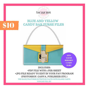 PSS - BLUE AND YELLOW - PURSE FILES
