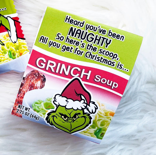PINK SUGAR GRINCH SOUP BOX