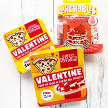 Load image into Gallery viewer, Pizza My Heart Lunch Combo Label - 2 Sizes - Card - Class Valentine - School Valentine Exchange - DIY Valentine
