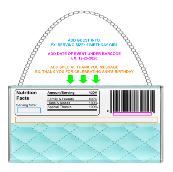 PSS - TURQUOISE QUILTED - PURSE FILE