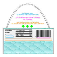 Load image into Gallery viewer, PSS - TURQUOISE QUILTED - PURSE FILE
