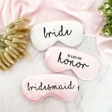 Load image into Gallery viewer, Eye Mask - Bachelorette Party - Bridal Shower - Hen Party - Party Favors - Honey Moon - NO TRIM

