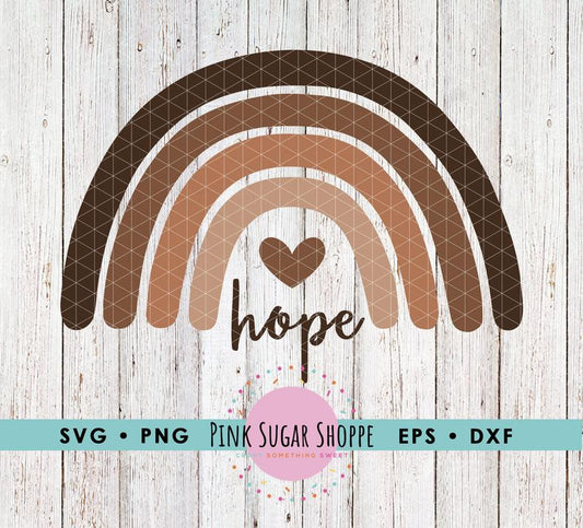 MELANIN RAINBOW SVG
